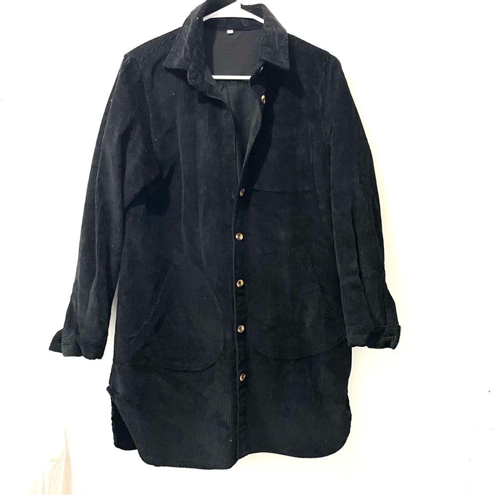 Curduory Long Button Up Shirt